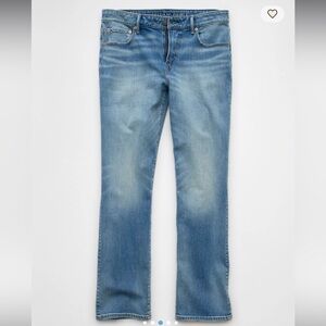 American Eagle Outfitters Men's Light Blue Bootcut Jeans